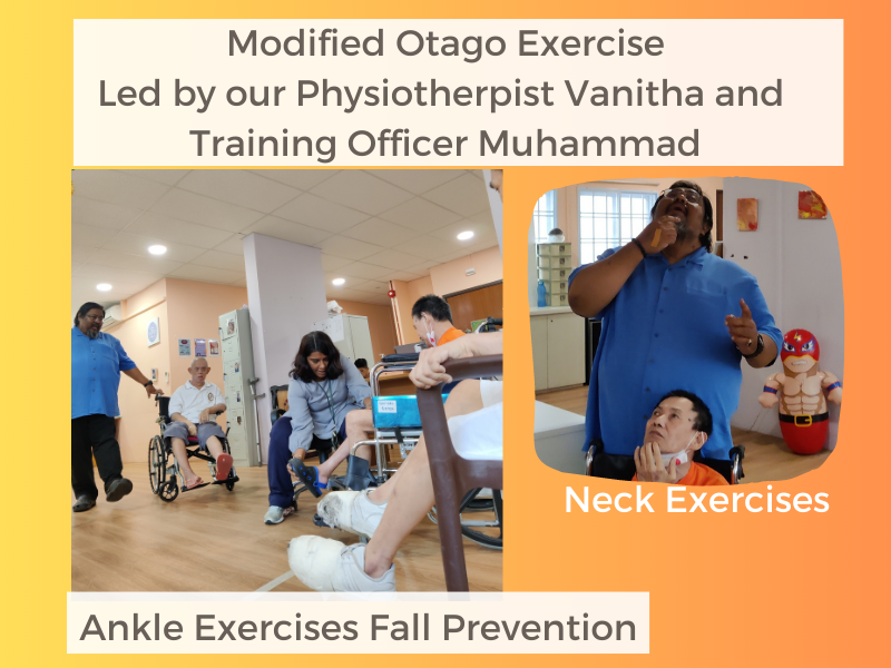 Beneficiaries in Ageing Well Programme participates in exercise