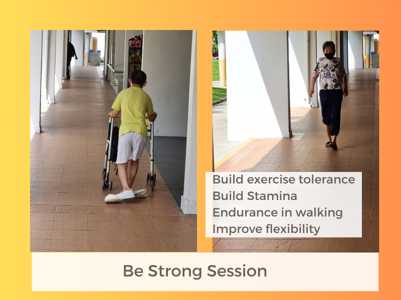 Beneficiaries in Ageing Well Programme participate in exercise