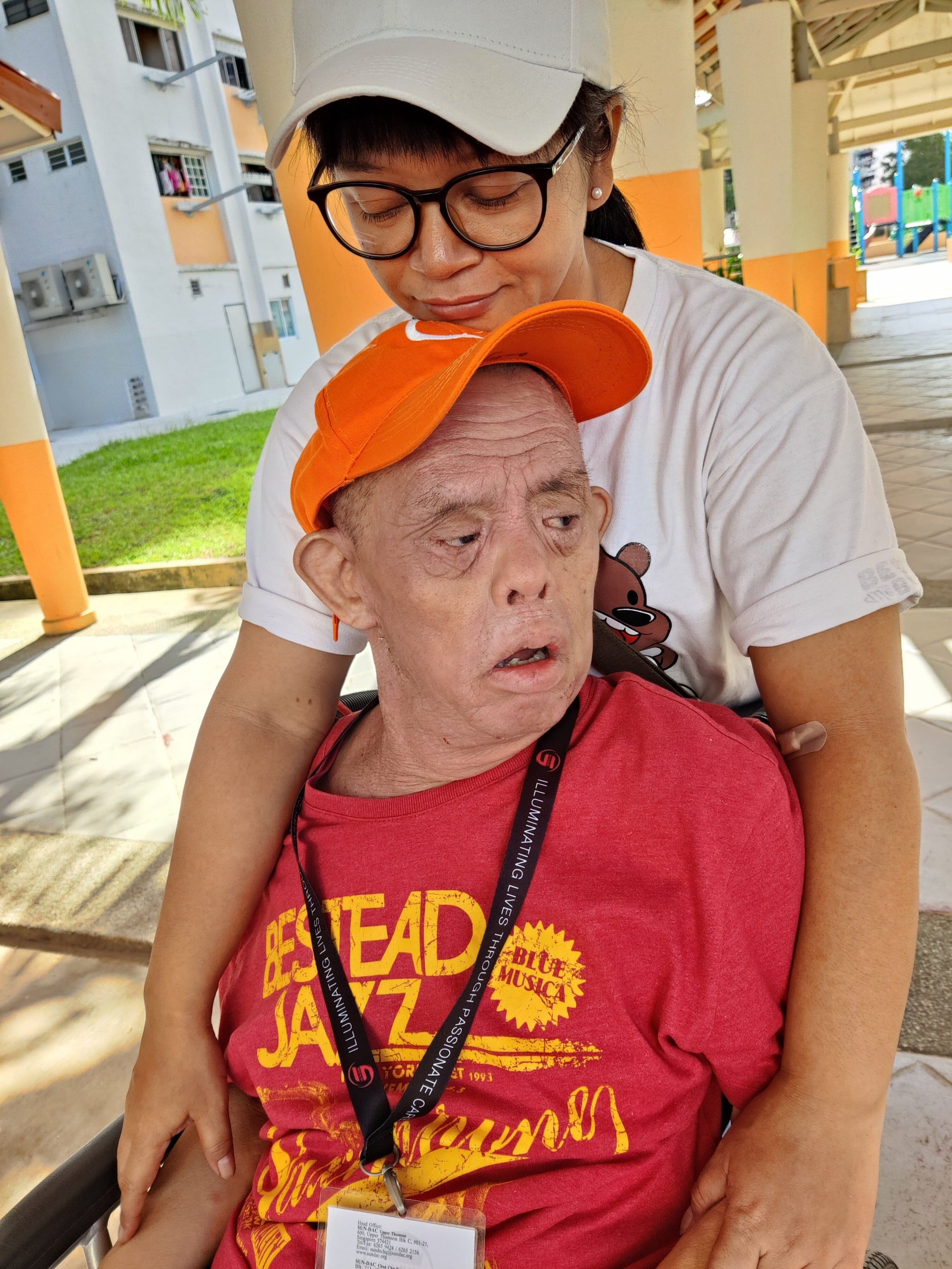 SUN DAC elderly and caregiver